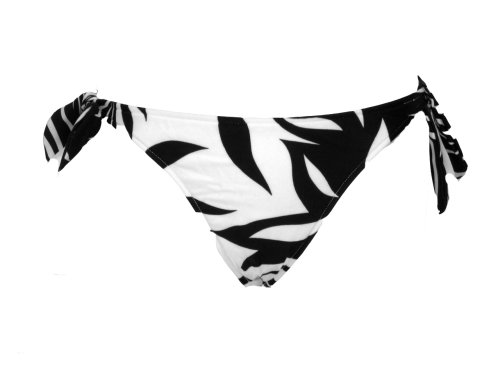 Ralph Lauren Modern Print Black & White Swimsuit-bottom XS