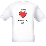I Love Anguilla, MS T-Shirt