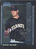 Nate Bump, San Francisco Giants Autographed Card
