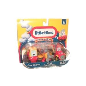 Little Tikes Diecast Vehicles Includes Cozy Coupe, Wings the Airplane, & Big Red Tractor