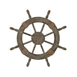 Nautical Decor 24 Wood Pirate's Ship Wheel Marine Decor