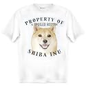 Shiba Inu Property Of Adult T Shirt