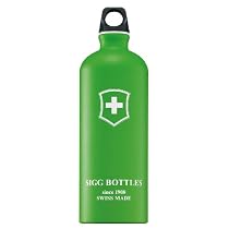 SIGG Classic - Swiss Cross Water Bottle (1.0-Liters, ECO-Green Touch)