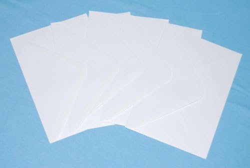 Pack of 25 - C5 / A5 White Diamond Envelopes - 167mm x 230mm - High Quality 100gsm - FREE UK POST!