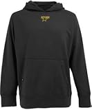 Antigua Men's NHL Dallas Stars Impact Desert Dry Short Sleeve Polo, Black, Medium