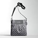 Coach Op Art Madison Crossbody Messenger Bag Swing Pack 41992 Graphite