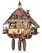 Anton Schneider Chalet Cuckoo Clock with Animated Wood-Chopper and Sawmill, Model #8TMT 786/9