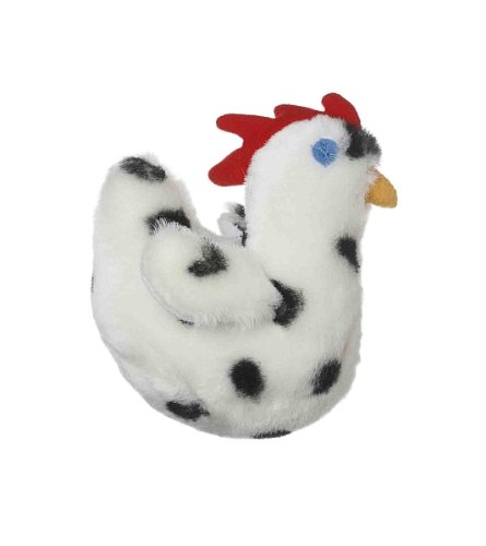 Dog Toy Squeakers:Multipet's Look Who's Talking Plush Chicken 5.5-Inch Dog Toy