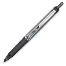 Pilot Precise V7 RT Retractable Rolling Ball Pens, Fine Point, Black Ink, Dozen Box (26067)