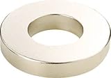 TRUSCO ネオジム磁石 外径18mmX穴径7mmX厚6mm 1個入 TN187RA1P