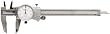 Mitutoyo 505-712, Dial Caliper, 0 - 6" X .001", .100" per Rev., White Face, Carbide ID/OD Jaws