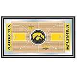 University of Iowa Basketball Framed Full Court Mirror