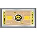 University of Iowa Basketball Framed Full Court Mirror