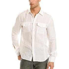 Roll Sleeve Linen Shirt