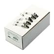 GBC 1122897 I.D. Badge Clips w/Mylar Strap, Snaps on ID Badge Holder, Clips to Clothing, 100/box