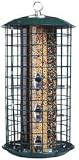 Bird Feeder, Metal Triple Tube Haven with Metal Tray