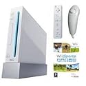 Nintendo Wii Console (Includes Wii Sports) + Wii Fit Bundle - UK PAL Version (Limited Stocks)