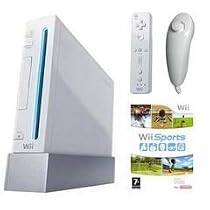 Nintendo Wii Console (Includes Wii Sports) + Wii Fit Bundle - UK PAL Version (Limited Stocks)
