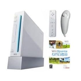 Nintendo Wii Console (Includes Wii Sports) + Wii Fit Bundle - UK PAL Version (Limited Stocks)