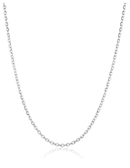 14k Gold Light Flat Oval Rolo Chain Necklace