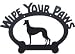 Wipe Your Paws Sign - Greyhound