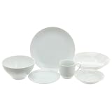 エムズスタイル 【Amazon.co.jp限定】 ホワイトライン洋食器セット(1人用) MS-50106
