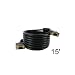 VGA Male to VGA Male Monitor Cable: 15 ft - by Abacus24-7