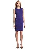 Calvin Klein Women's Ponte Zip Dress, Sapphire, 14