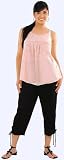 Black Maternity Capri with string accent