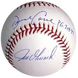 David Cone/Joe Girardi MLB Baseball with PG Inscription (MLB Auth)