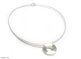 Silver choker, 'Circle of Life'