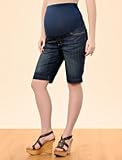 A Pea in the Pod: Secret Fit Belly 5 Pocket Stretch Fabric Maternity Bermuda Shorts