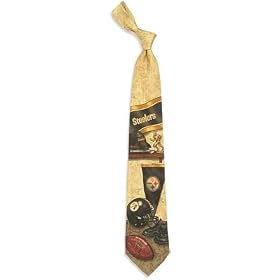 Pittsburgh Steelers NFL "Nostalgia #2" Mens Tie (100% Silk)
