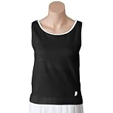 Women's Prince Competition Seamless Tank - Black/White