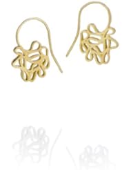 Curves 18K Gold Earrings