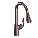 Moen 7594ORB Arbor One-Handle High Arc Pulldown Kitchen Faucet, Oil Rubbed Bronze