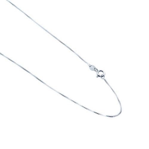 Sterling silver italian box link chain necklace nickel …