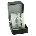 Philip Mercier - LP 47A - Montre Femme - Quartz analogique - Bracelet Dauphins - Ecran blanc - Bracelet et boîte assortis