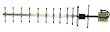 Wireless Extenders zBoost YX026-CEL Directional Outdoor Signal Antenna with 11 dBi of Gain for YX500-CEL