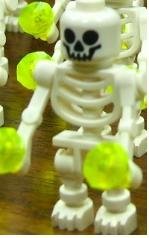 Buy LEGO Skeleton Minifigure Ghost with 2 Jewel Rocks Best Price.