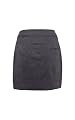 Grey Wool Mini Skirt