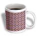 Art of Jolie E Bonnette Misc Designs - Golden Eye Tribal Retro Geometric Pattern Abstract Textile - Mugs
