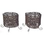'Sayang,' candleholders (pair)