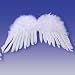 VALENTINES DELUXE ANGEL FEATHER WINGS COSTUME ADULT SIZED