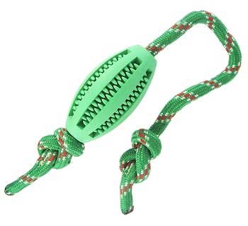 Nylabone Rhino Rope Football Dog Toy