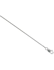 Sterling Silver Italian Snake Chain Necklaces & Bracelets thin 1mm wide Nickel Free, Sizes 7 - 30 inch