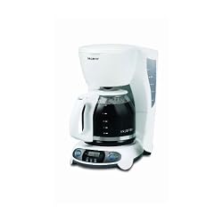 Mr. Coffee TFX20 12-Cup Programmable Coffeemaker, White