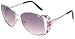 Rocawear Women's R360 Metal Sunglasses,Silver Frame/Gradient Smoke & Pink Lens,one size