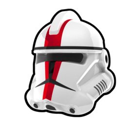 Buy White Commander Deviss Helmet - LEGO Compatible Minifigure Piece Best Price.