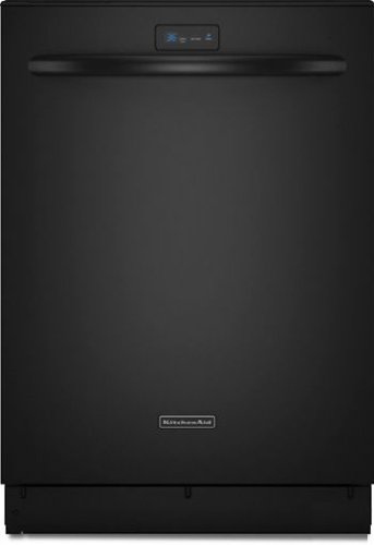KitchenAid Architect Series II: KUDS50SVBL Semi-Integrated Dishwasher with 5 Wash Cycles, 6 Options Including ProScrub, 4 Stainless Steel Wash Arms, Optimum Wash Sensor, Hard Food Disposer, Cutlery Tray and Electronic Display: Balck